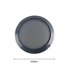 2/3/4/5/6.5/8/10 인치 스피커 그릴 커버 고급 자동차 및 가정용 메쉬 인클로저 스피커 플라스틱 프레임 금, 05 18.4 c, 05 18.4 cm