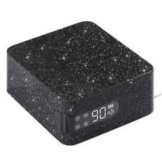 크리스틴 셸리 젤 네일 폴리쉬 96W용 무선 UV 램프 4 타이머 설정 터치 컨트롤 및 자동 센서 살롱 가정용 경화 램프를 갖춘 충전식 LED 라이트 전문가용 드라이어, Black Diamond(plugin)