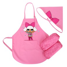 엘오엘LOL 앞치마세트 [팬시걸 토시두건3종세트-PN077], 엘오엘LOL-N0151