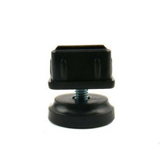 파이프캡조절발/사각/사이즈선택, 50x50-3/8탭, 1개