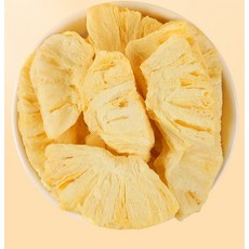 말린 파인애플 파인애플 조각 말린 과일차 과일 조각 물에 담가 마신다 파인애플 조각 구운 장식 커피 장식, (250g 동결건조 파인애플 슬라이스), 1개