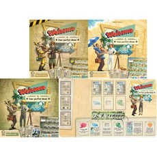 Deep Water Games Welcome to The Neighborhood 보드 게임 확장판 번들: 둠스데이 여름 아웃브레이크 알 솔로 확장판 플레이매트 (5 품목, Deep Water Games Welcome to Th