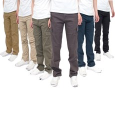 KASO 魔術貼口袋彈性透氣工作褲 工作長褲 工裝褲 男女 休閒長褲