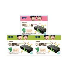 베베쿡 처음먹는 어린이김, 3개, 15g, 오리지널 2Box+핑크솔트 1Box