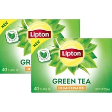 Lipton 립톤 디카페인 녹차 티백 2g, 2개, 40개입