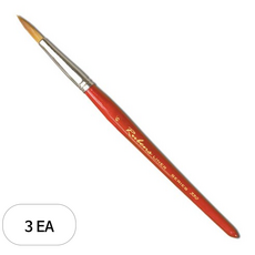 루벤스 330 세필 인조, 3개, 6호