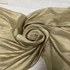 歐根紗輕奢典雅微皺漢服外襯春夏款輕薄柔軟, 軍綠