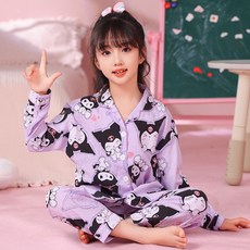 GOYES 귀여운 산리오 잠옷세트 사계절 홈웨어 상하복