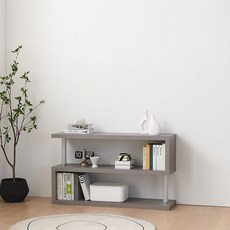 가구의서 모던A216 선반 책장 2단 1200x340x700mm, 그레이