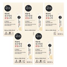 해통령 육수명장 더 진한 육수 분말스틱, 5개, 80g