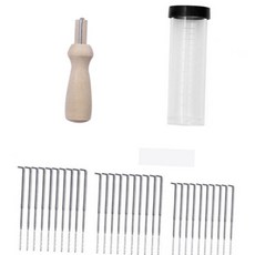 양모 펠트 바늘 세트 양모펠트도구 니들펠트 양모바늘, 양모펠트바늘세트