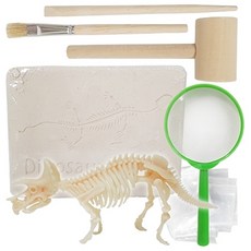 기타 아가플러스 조각조각 공룡뼈 발굴 키트, 1세트, 혼합색상