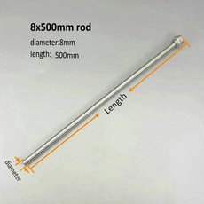 1pcs DIA 50mm ~ 스테인레스 스틸 톱니 유형 분산 교반 플레이트 (전환 구멍 포함) 실험실 막대 (너트, [03] 8x500mm rod