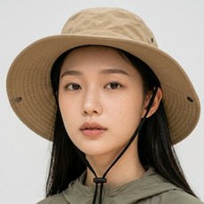 리꼬즈 등산모자 햇빛차단 넓은챙 사파리모자, 베이지