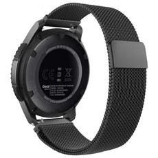 갤럭시워치3 시계줄 밴드 밀레니즈 루프 자석 41 mm, 갤럭시워치3 45mm - 블랙, 1개