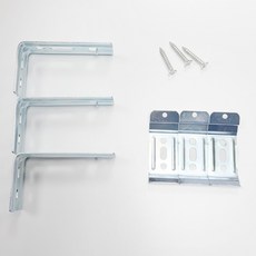 콤비 롤스크린 블라인드용 ㄱ자브라켓3개+스냅3개+목재피스3개 세트, 1개 1개