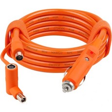 15피트 14AWG 차량 충전 케이블 잭리 포터블 파워 스테이션 익스플로러 3000 2000 1500 1000 880 550 500 300 290 240 160용 DC 8mm, 6FT