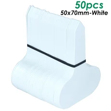 KESLA 50PCS 식물 마커 50*70MM 정원 분재 다육 묘목 태그 표시 라벨 흙에 꽂는 페인트 스틱, 07 White-50PCS