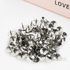 민굿샵 다용도 은색 압정 핀압정, 1개, 78개입