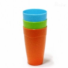 자깡몰 파스텔 파티컵(특대) 3p 투명파티컵