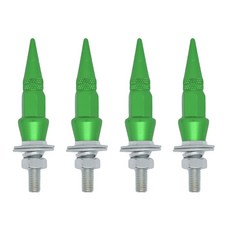 자동차 번호판 범용 오토바이 홀더 나사 조리개 뾰족한 모자 프레임 수정 M6, 4pcs 7