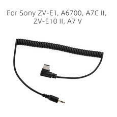 AODELAN S10 원격 셔터 릴리즈 케이블 연결 코드 2.5mm to USB-C 소니 ZV-E1 A6700 A7C II V용, 01 빠른  Mainland