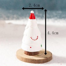 미니어처 인공 크리스마스 트리 랜드스케이프 미니 장식 파티 새해 홈용, 1개, 9. Red lanterns