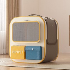 HIPIPETS 寵物推車 旅行箱 貓咪外出背包 雙肩透氣 狗狗拉桿箱, 邦迪藍(無拉桿),適用體重：25斤內貓咪10斤內狗狗, 1個