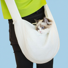 반려동물 고양이 강아지 외출 산책용 숄더백 슬링백 천 가방 이동장 포대기, 1개, 상세페이지 참조