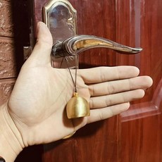 入戶木質門鈴 銅鈴裝飾門鈴 納米無痕雙面貼, 鈴鐺, 鈴鐺