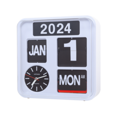 [GLORyHY] thumbnail 플립 벽시계320 * 320 * 120 화이트 대형 벽시계