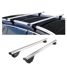 차량용 가로바 루프랙 2개 1세트 SUV 승용차 자동차 캐리어 120cm 135cm, 혼합, 일체형