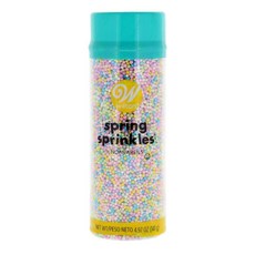 스프링 논파렐 믹스 스프링클 윌튼 4.97온스 Wilton Easter Sprinkle Mix Pastel Nonpareils for Decorating Spring Cupca, 1개, 141g