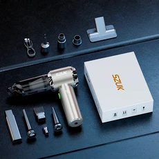 SZUK 985000Pa 자동차 진공 청소기 휴대용 핸드헬드 무선 강력한 흡입 자동차 청소기 세척기 미니 진공 SZUK 휴대용 무선 청소기 강력한 흡입 청소기 미니 무선청소기, Max Silver, UK