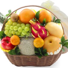 과일OK&엘린플라워 과일바구니 F정성(예단 이바지 명절과일선물 출산)전국, 1개