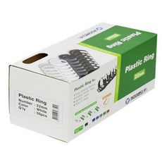 카피어랜드 제본 플라스틱링 1BOX 50개입, 22mm, 흰색