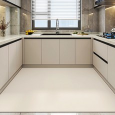 옌타 규조토 주방매트 발매트 푹신한 발매트, 베이지색