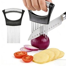YROJISU 슬라이스용 양파 홀더 슬라이서 토마토 채소 달걀 야채 초퍼 주방 다기능 기타 기기 커터 아보카도