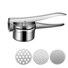 하루템 304 올스텐 초간편 레몬 착즙기 다기능 가정용 수동 과즙 추출기, 실버