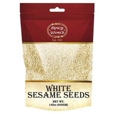 Spicy World 흰 참깨, 1개, 400g