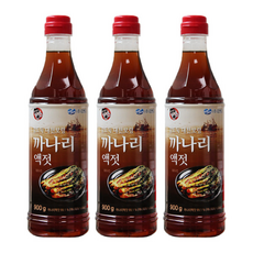 김앤김 김도둑 대천보령 까나리 액젓, 3개, 900g
