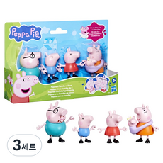 해즈브로 페파피그 다섯식구 피규어 세트 G0506, 3세트