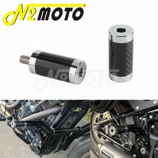 크래시 슬라이더 오토바이 고속도로 라이더 낙하 방지 가드 프레임 엔드, 5. Chrome