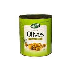 리치스 그린 올리브 홀 피티드, 1개, 3kg