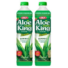 오케이에프 알로에베라킹 음료, 1.5L, 2개
