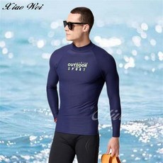 小薇的店 台灣製聖手品牌 男女適穿長袖水母衣 防曬防水母 長袖泳衣 (M-3L)