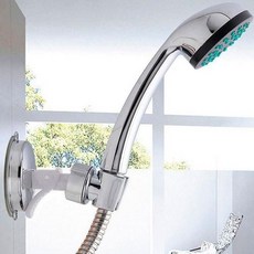 흡착식 샤워기 거치대 무타공 욕실 샤워 헤드걸이, 1