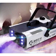 무대스모그머신 연출이펙트 연기 안개 효과 기계 특수, 1800W 컬러풀+오일2병