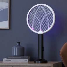 新款多功能電蚊拍充電式滅蚊燈家用靜音高效持久自動滅蚊燈電蚊拍, 無規格