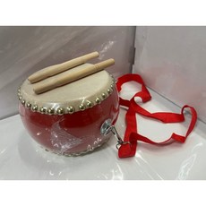 sns 古早味 懷舊童玩 皮鼓 正牛皮 牛皮鼓 18x12cm 台灣製造, 1個